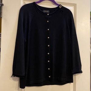 Jones New York black Large sweater